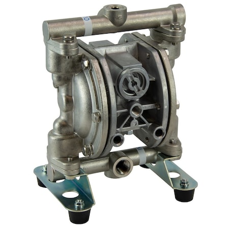 Yamada Global Series G15 Stainless Steel Air-Powered Double Diaphragm Pump, Model: G15SS11. 854737